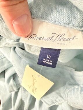 Universal Thread Light Blue Women's Jean jumpsuit size 10 new with tags